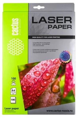 Бумага белый Cactus CS-LPA4100100 1612332433