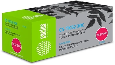 Картридж голубой Cactus CS-TK5230C 1463609161