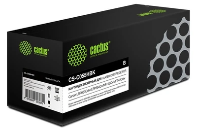 Картридж черный Cactus CS-C055HBK 1659813683