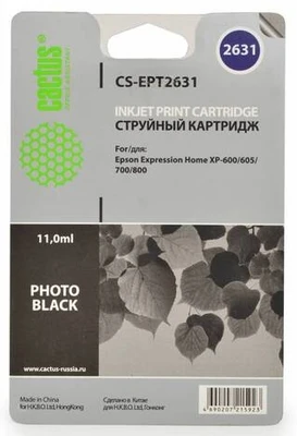 Картридж черный Cactus CS-EPT2631 927381199