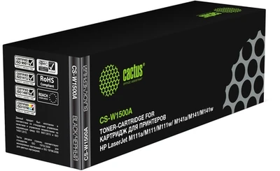 Картридж черный Cactus CS-W1500A 430448351