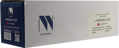 Тонер-картридж пурпурный NVPrint для HP, NV-W2033X-415X-M 1297449700