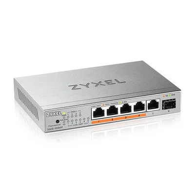 Коммутатор Zyxel XMG-105HP-EU0101F 5x2.5Гбит/с 1SFP+ 4PoE++ 70W неуправляемый 1568054657