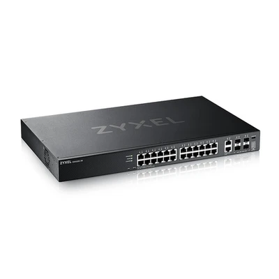 Коммутатор/ Zyxel XGS2220-30 L3 Access switch , rack 19", 24xRJ-45: 1G, 2xRJ-45: 1/2.5/5/10G, 4xSFP+, standalone/cloud management 582823808