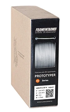 Светло-серый ABS Pro пластик Filamentarno 1,75 мм (750 гр) 891261192