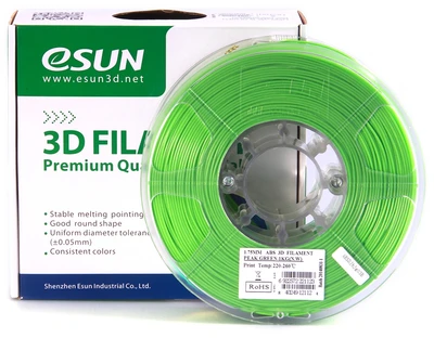 ABS+ пластик ESUN Peak Green Салатовый 1,75 мм (1кг) 660845541