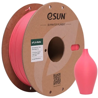ePLA-Matte пластик Esun Strawberry Red - Клубнично-красный 1,75 мм (1кг) 1904595691