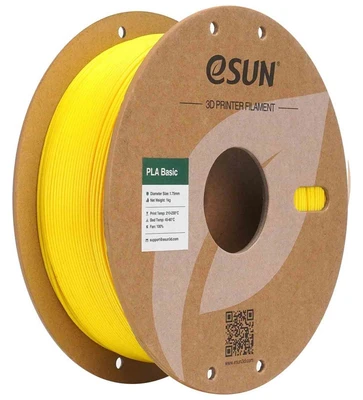 PLA Basic пластик ESUN Yellow Желтый 1,75 мм (1 кг) 1136056205