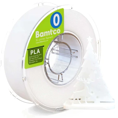 PLA пластик Bamtco White Белый (1кг) 949523830