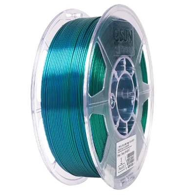 PLA eSilk Magic пластик ESUN Green-Blue (Сине-зеленый) 1,75 мм (1 кг) 1821183741