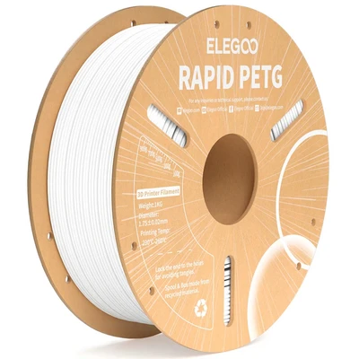 PETG пластик Elegoo Rapid White Белый 1,75 мм (1кг) 282065134