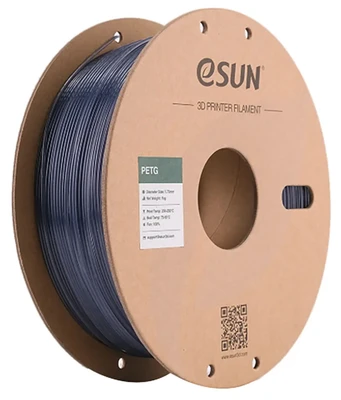 PETG пластик ESUN Translucent Grey Прозрачный серый 1,75 мм (1 кг) 1658024429