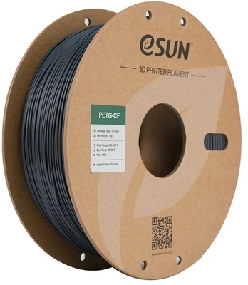 PETG-CF пластик ESUN Dark Grey Темно-серый 1,75 мм (1кг) 95120097