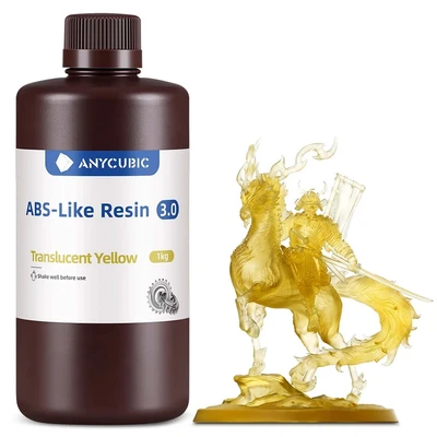 Фотополимер Anycubic ABS-Like Resin 3.0 Translucent Yellow (Прозрачный желтый) (1кг) 1268619150