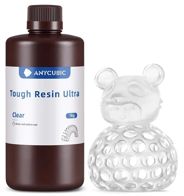Фотополимерная смола Anycubic Tough Resine Ultra Clear Прозрачная (1 кг) 1264387117