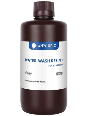 Фотополимер Anycubic Water-Wash Resin+ Gray серый (1 кг) 198943727