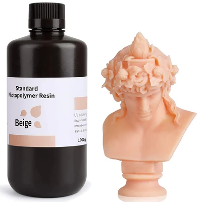 Фотополимер Elegoo Standard Resin Beige Бежевый (1 ru) 899345649