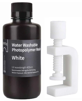 Фотополимер Elegoo Water Washable Resin White (1кг) 1211033293