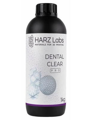 Фотополимерная смола HARZ Labs Dental Clear Pro (1кг) 918963760