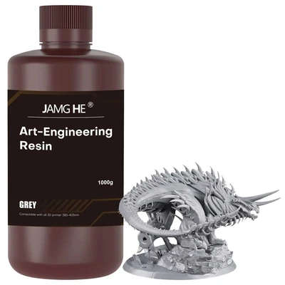 Фотополимерная смола JAMG HE Art Engineering Grey Серая 10K (1 кг) 1877705587