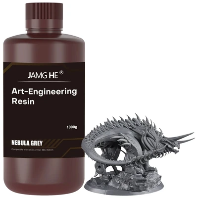Фотополимерная смола JAMG HE Art Engineering Nebula Grey Серая 10K (1 кг) 1737731762