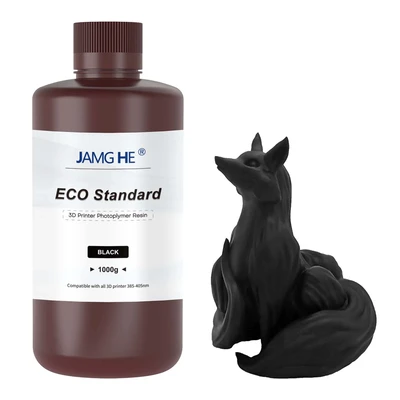 Фотополимерная смола JAMG HE Eco Standard Resin Black Черная (1 кг) 620357189