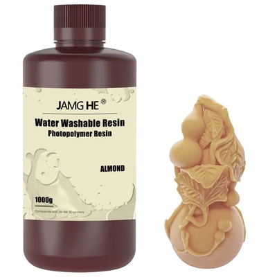 Фотополимерная смола JAMG HE Water Washable Plus Resin Almond Миндальный 10K (1 кг) 815595280