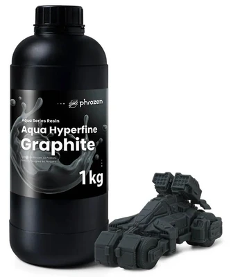 Фотополимерная смола Phrozen Aqua Hyperfine Graphite, графитовая (1 кг) 891492564