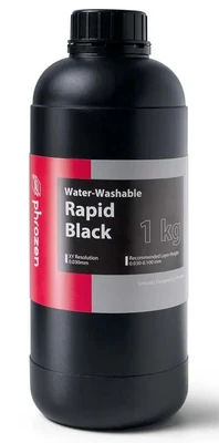 Фотополимер Phrozen Water Washable Rapid Black Черный (1кг) 815236789