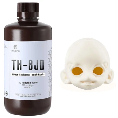 Фотополимерная смола Resione TH-BJD Wear-resistant Tough Resin Cream White (Кремовый) (1кг) 1762345802