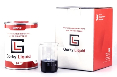 Фотополимерная смола Gorky Liquid Simple синяя (1кг) 1965665356