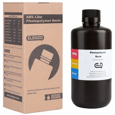 Фотополимер Elegoo ABS-Like Resin Smoky Black (1кг) 1257138679