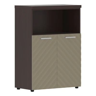 Шкаф средний TORR LUX TLMC 85.3, капучино/венге магия z, 856х450х1203 мм 1379542883