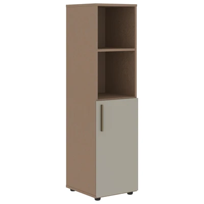 Шкаф-стеллаж узкий VELION VMCS 40.5, аметист/кобра, 400х430х1517 мм 371504091
