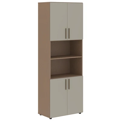 Шкаф-стеллаж широкий VELION VHCS 80.4, аметист/кобра, 800х430х2253 мм 218305026