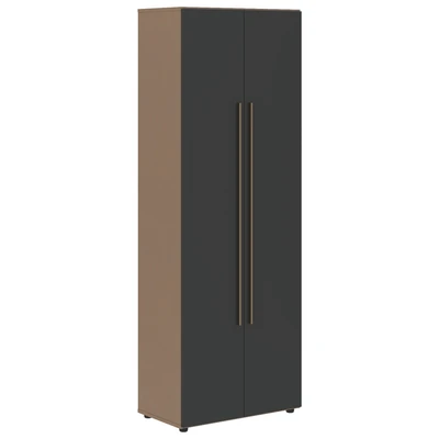 Шкаф высокий широкий VELION VHCS 80.1, яшма черный/кобра, 800х430х2253 мм 898544797