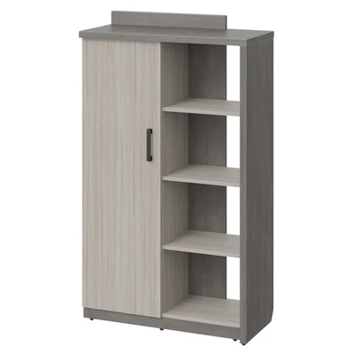 Шкаф высокий WOOD&STONE СФ-534171, дрифтвуд/бетон чикаго темный, 1037х455х1770 мм 467860536