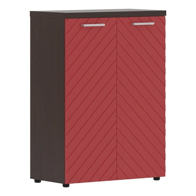 Шкаф средний TORR LUX TLMC 85.1, красный/венге магия z, 856х450х1203 мм 1297709298