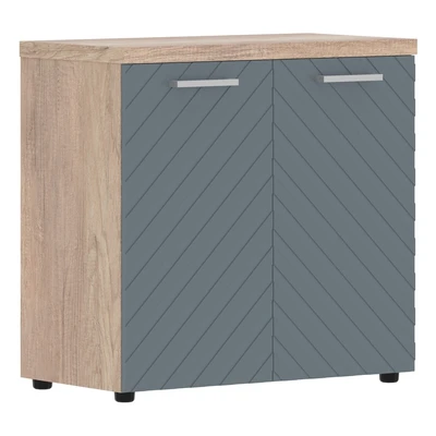 Шкаф низкий TORR LUX TLLC 85.1, серо-голубой/дуб каньон z, 856х450х833 мм 83070895