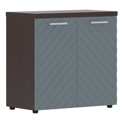 Шкаф низкий TORR LUX TLLC 85.1, серо-голубой/венге магия z, 856х450х833 мм 1839868457