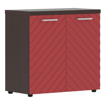 Шкаф низкий TORR LUX TLLC 85.1, красный/венге магия z, 856х450х833 мм 531218113