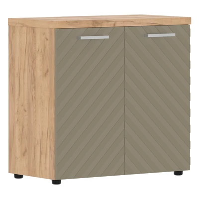 Шкаф низкий TORR LUX TLLC 85.1, капучино/дуб бофорд, 856х450х833 мм 1423665702