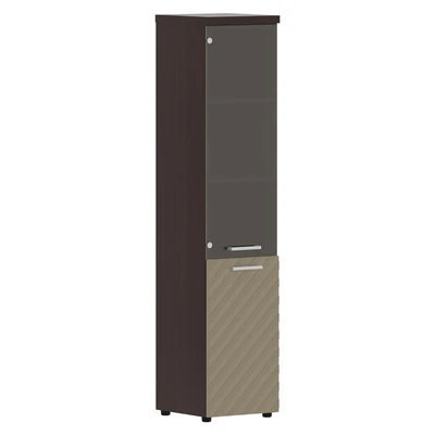 Шкаф комбинированный TORR LUX TLHC 42.2(L), капучино/венге магия z, 432х450х1968 мм 994483286