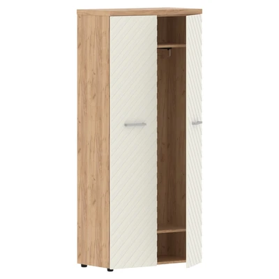 Гардероб TORR LUX TLCW 85, латте/дуб бофорд, 856х450х1968 мм 496545638
