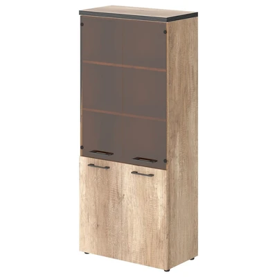 Шкаф комбинированный TORR THC 85.2, дуб каньон, 856х450х1968 мм 1372415814