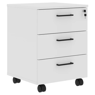 Тумба мобильная JAY JМС 3D.1А, белый, 465х450х628 мм 1050286819