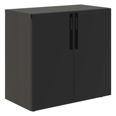 Тумба с фригобаром KANON СП-064-25-08, черный глянец/дуб мореный, 940х500х900 мм 1147513382