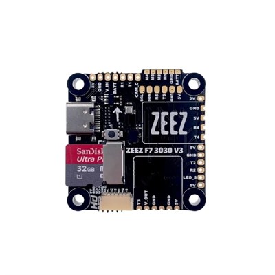 Полетный контроллер ZEEZ F7 3030 FLIGHT CONTROLLER V3 в комплекте с регулятором оборотов ZEEZ 55А 3030 V3 10 1544474826