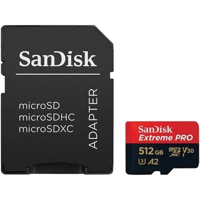 Карта памяти SanDisk Extreme Pro 512Gb microSDXC Class 10 UHS-I U3 V30 A2 460854675
