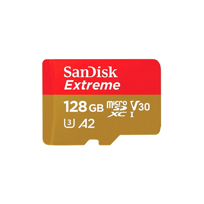 Карта памяти 128Gb SanDisk Extreme microSDXC Class 10 UHS-I U3 V30 1988169453